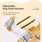 Adjustable Pet Harness and Leash Set for Cats and Small Dogs