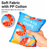 Potato Chip Plush Squeaky Toy for Dogs & Cats
