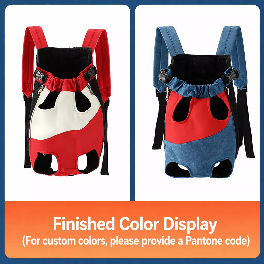 Front-Carrying Pet Carrier Backpack for Small Dogs and Cats