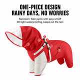 Four-Legged Waterproof Dog Raincoat