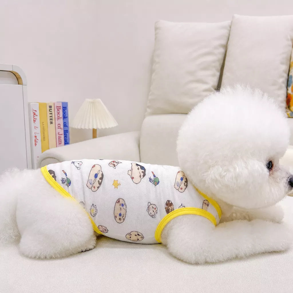 Lightweight Cotton Pet Clothing for Dogs & Cats
