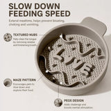 Slow-Feeder Bowl for Dogs and Cats