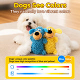 Squeaky Fleece Mop Dog Toy
