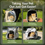 Breathable Pet Carrier Backpack for Cats and Small Dogs