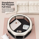 Foldable Enclosed Pet Bed for Cats and Dogs