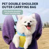 Front-Carry Pet Carrier Backpack for Small Dogs and Cats