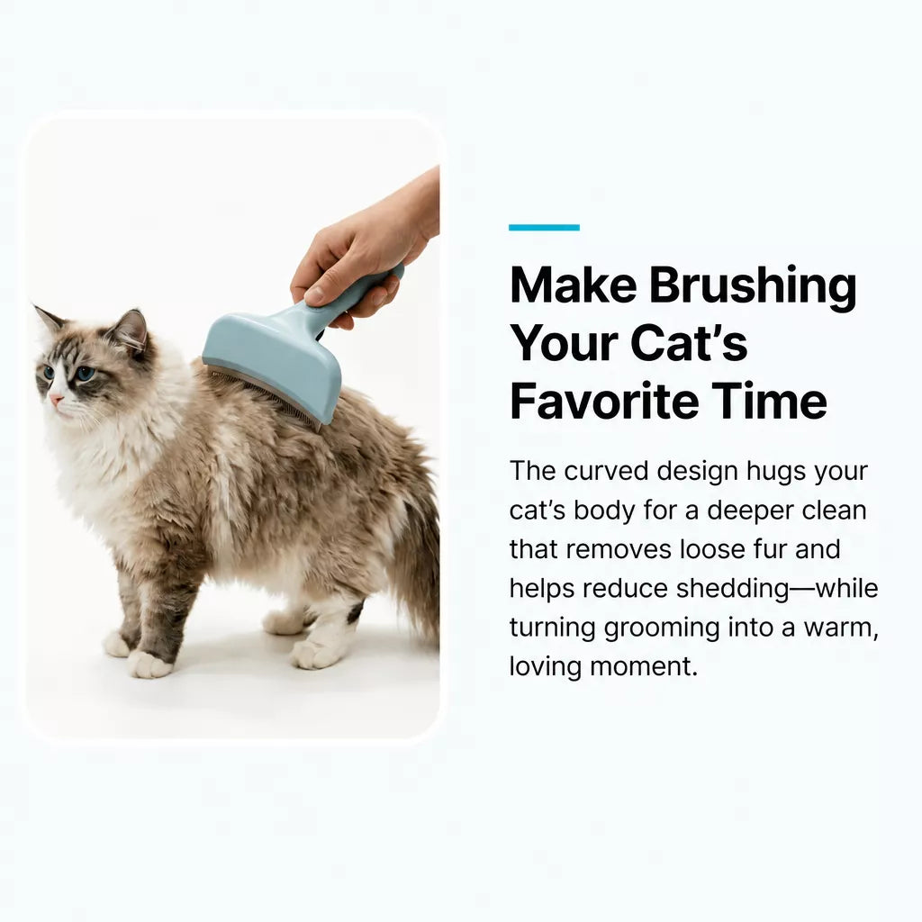Pet Undercoat Rake and Dematting Comb for Dogs and Cats