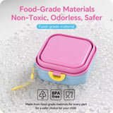 Foldable Double Pet Bowl with Snack Tray