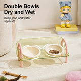 Pet Slow Feeder Bowl with Wide Opening