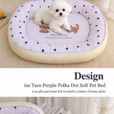 All-Season Washable Pet Bed for Small Dogs & Cats