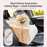 Center Console Pet Car Bed for Small Dogs and Cats