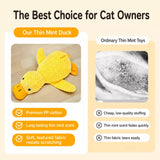Duck Plush Cat Toy with Crinkle Paper and Catnip – Small or Large