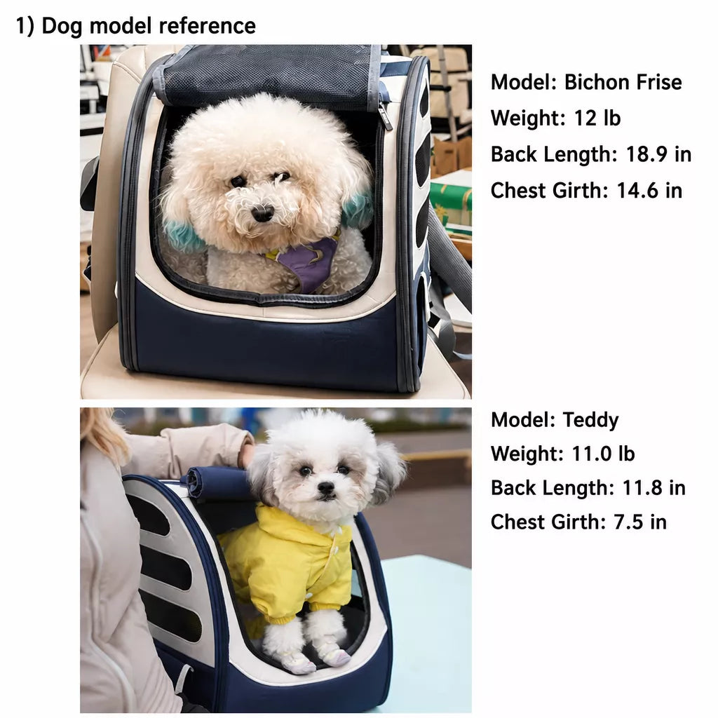 Large Pet Carrier Backpack for Cats and Dogs