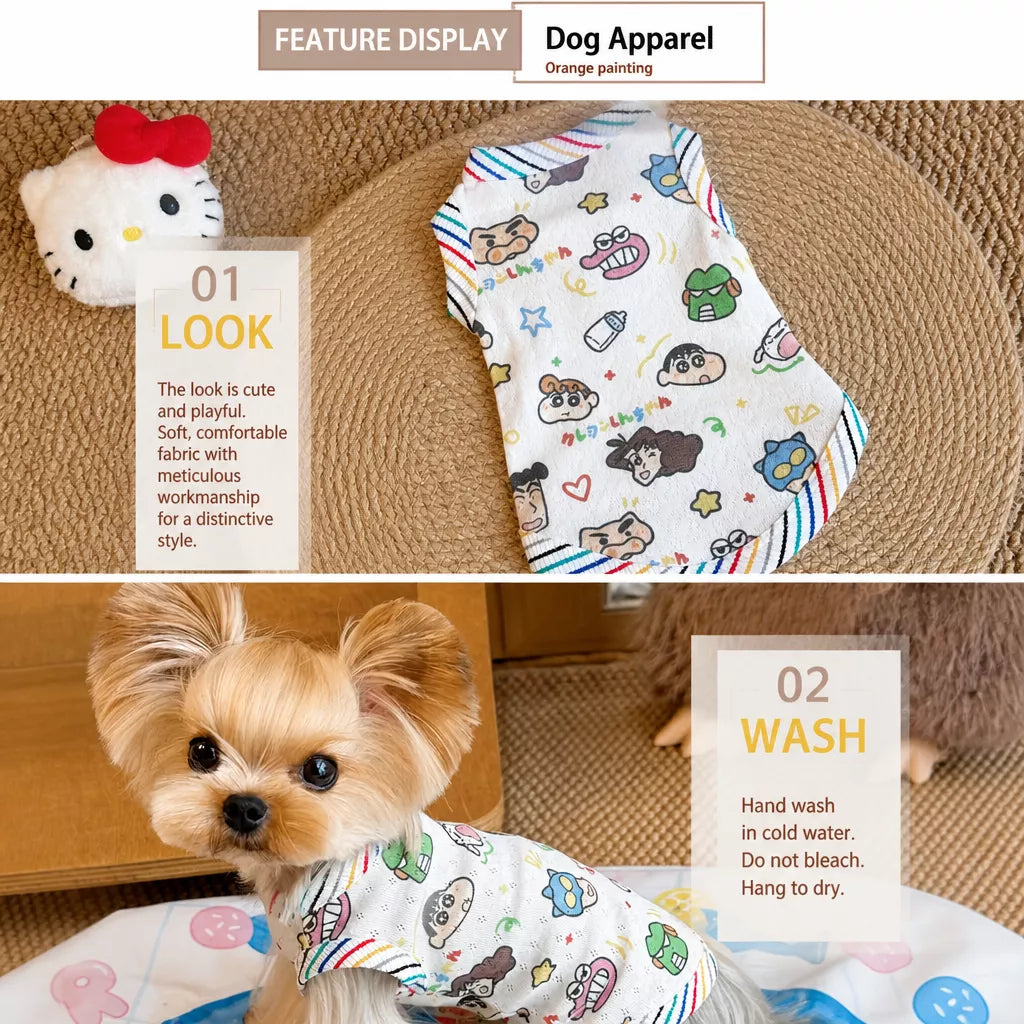 Cotton Pet Vest for Small Dogs