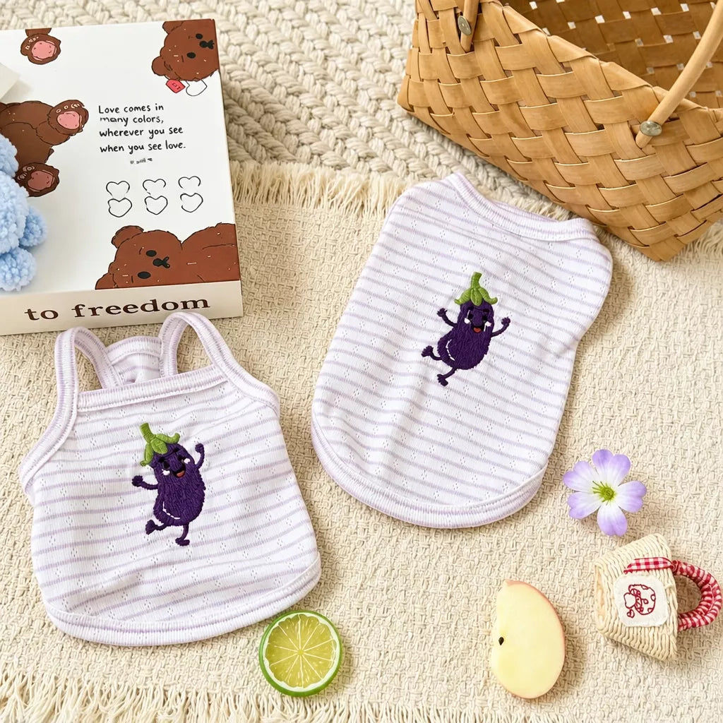 Lightweight Cotton Vest for Small Dogs