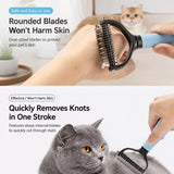Dog & Cat Grooming Comb for Loose Hair and Tangles