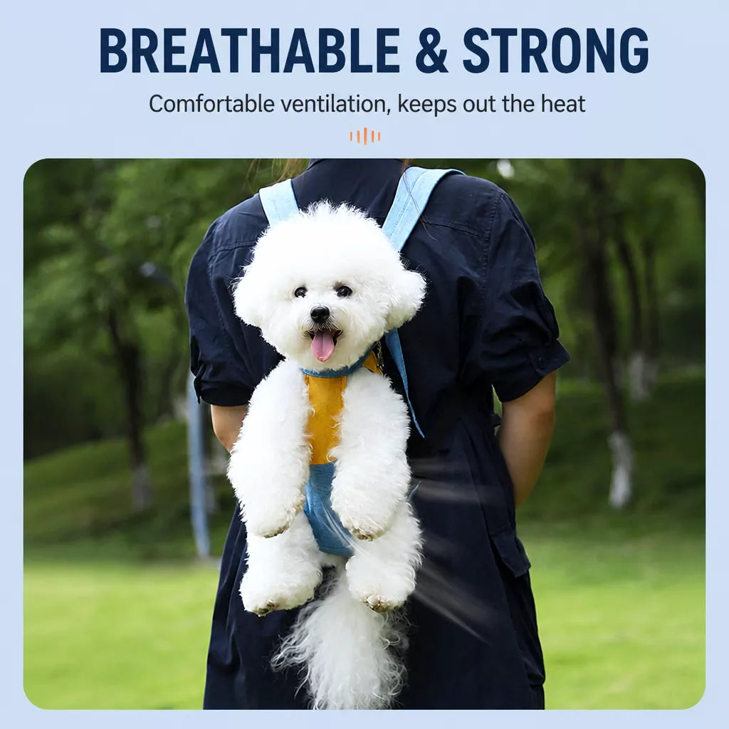 Front-Carrying Pet Carrier Backpack for Small Dogs and Cats
