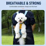 Front-Carrying Pet Carrier Backpack for Small Dogs and Cats