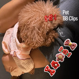 Pet Bow Hair Clips for Dogs and Cats