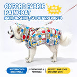 Waterproof Reflective Dog Raincoat for Small to Medium Dogs