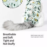 Cat Recovery Suit with Breathable Birdseye Mesh