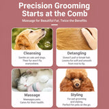 Pet Grooming Brush for Dogs & Cats