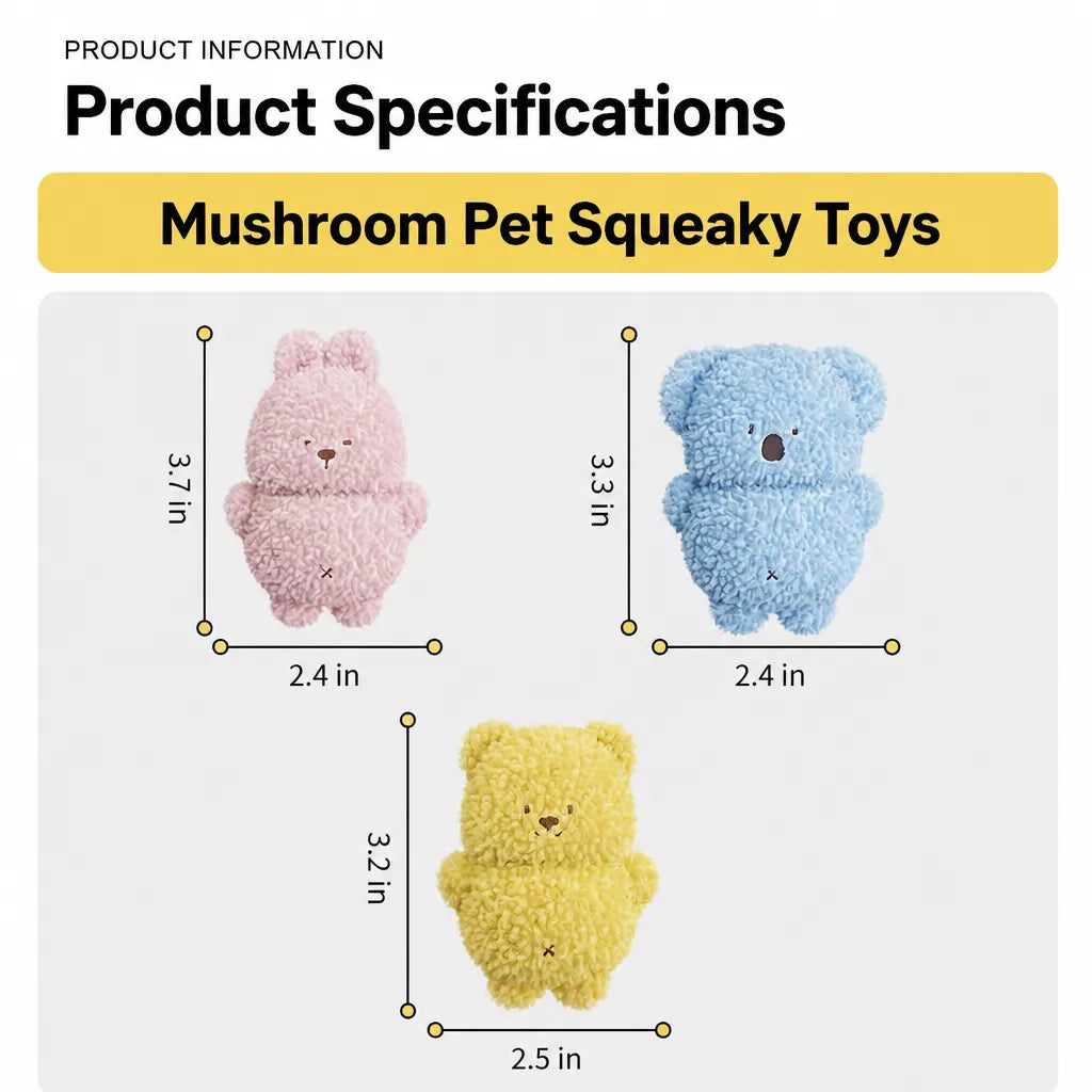 Plush Squeaky Dog Toy