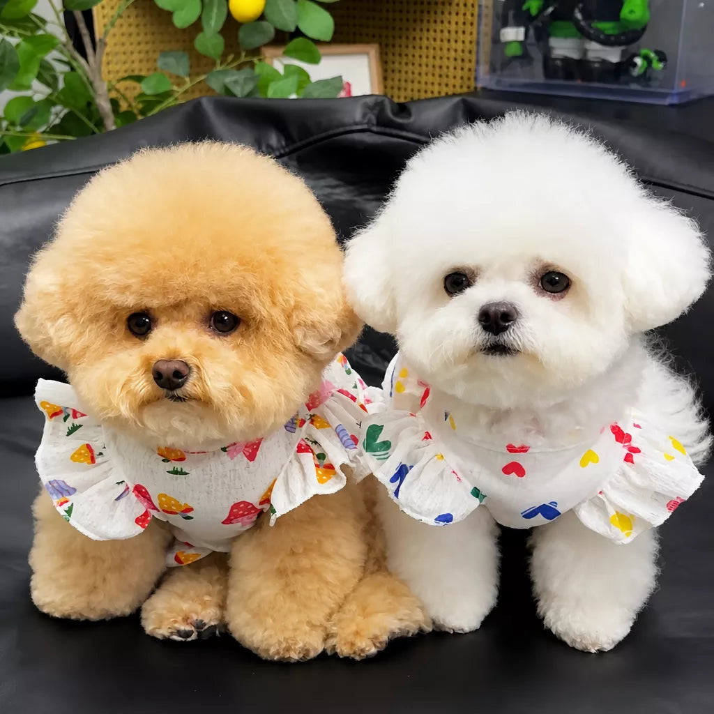 Lightweight Polyester Pet Dress for Cats and Small Dogs