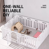 Plastic Modular Indoor Dog Playpen with Door