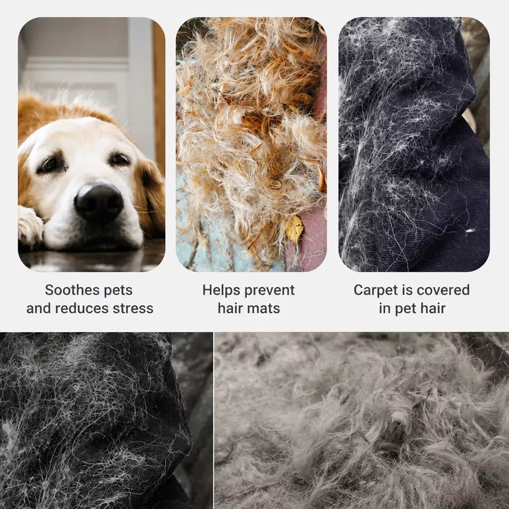 Long-Pin Pet Grooming Comb for Cats, Dogs & Rabbits