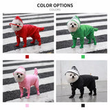 Four-Leg Waterproof Raincoat for Small Dogs
