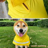 Dog Raincoat Cape for Small to Medium Dogs