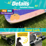 Dog Skateboard Toy with Two-Way Steering