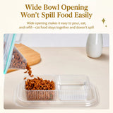 Disposable Cat Bowls for Food and Water, Single-Use Feeding Dishes