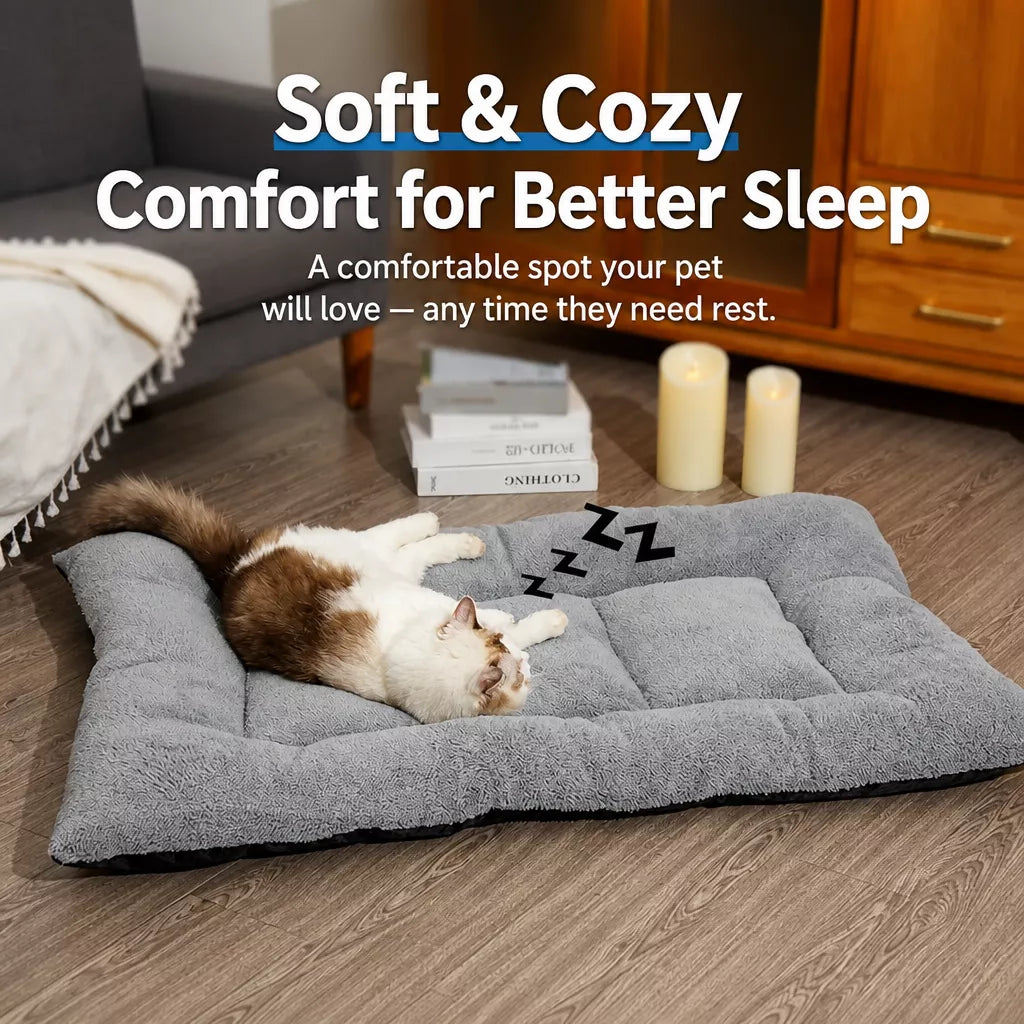 Gray Techno-Fabric Bed for Dogs & Cats