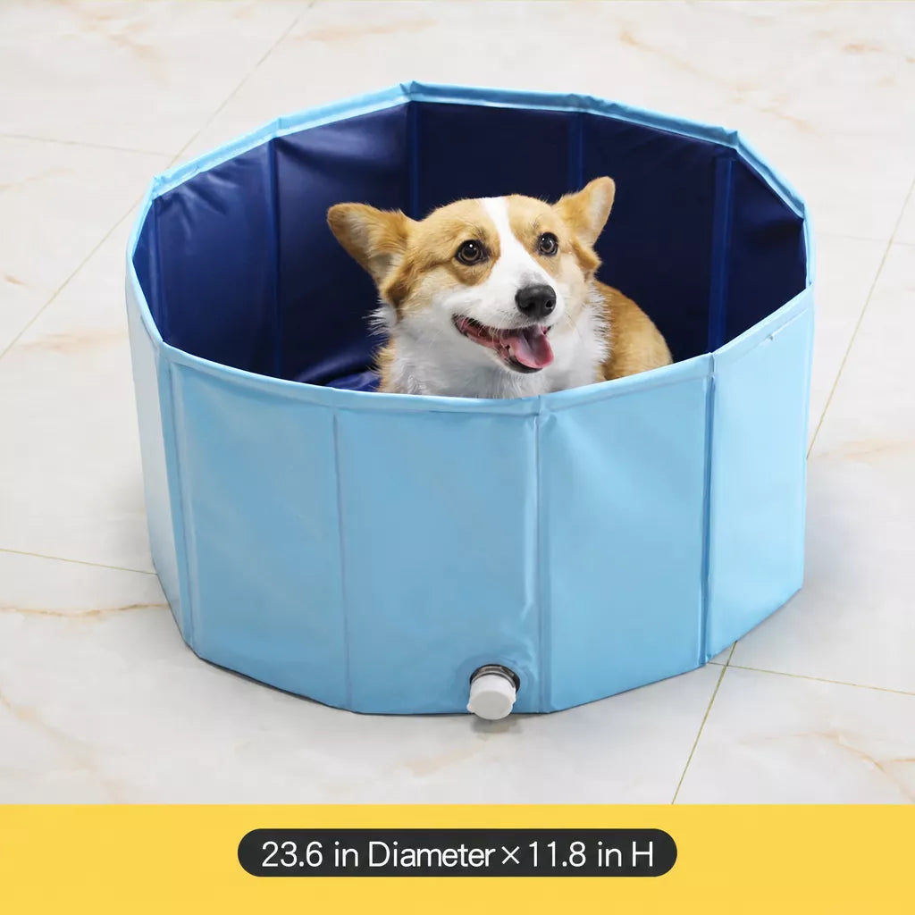 Foldable Pet Bath Basin for Dogs & Cats