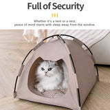 Foldable Indoor Cat Tent Bed
