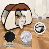 Portable Foldable Pet Tent Bed for Cats and Small Dogs