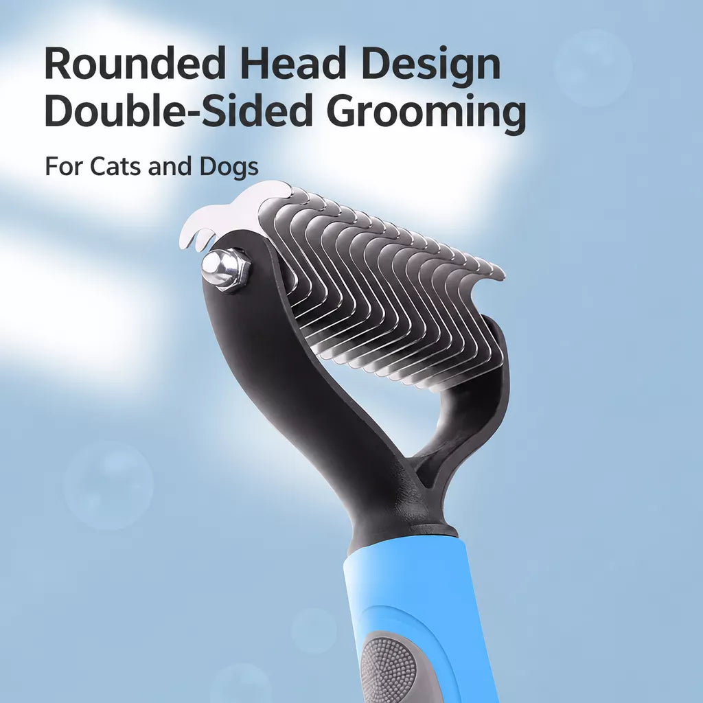 Cat Grooming Comb for Long Hair, Knots and Loose Fur
