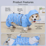 Full-Coverage Four-Leg Dog Raincoat