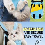 Breathable Pet Backpack Carrier for Cats and Small Dogs