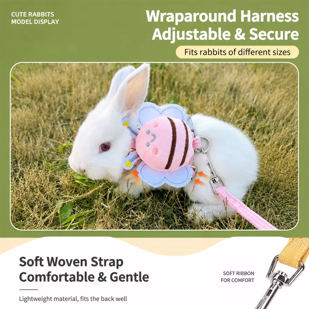 Nylon Rabbit Harness with Leash