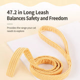 Adjustable Pet Harness and Leash Set for Cats and Small Dogs