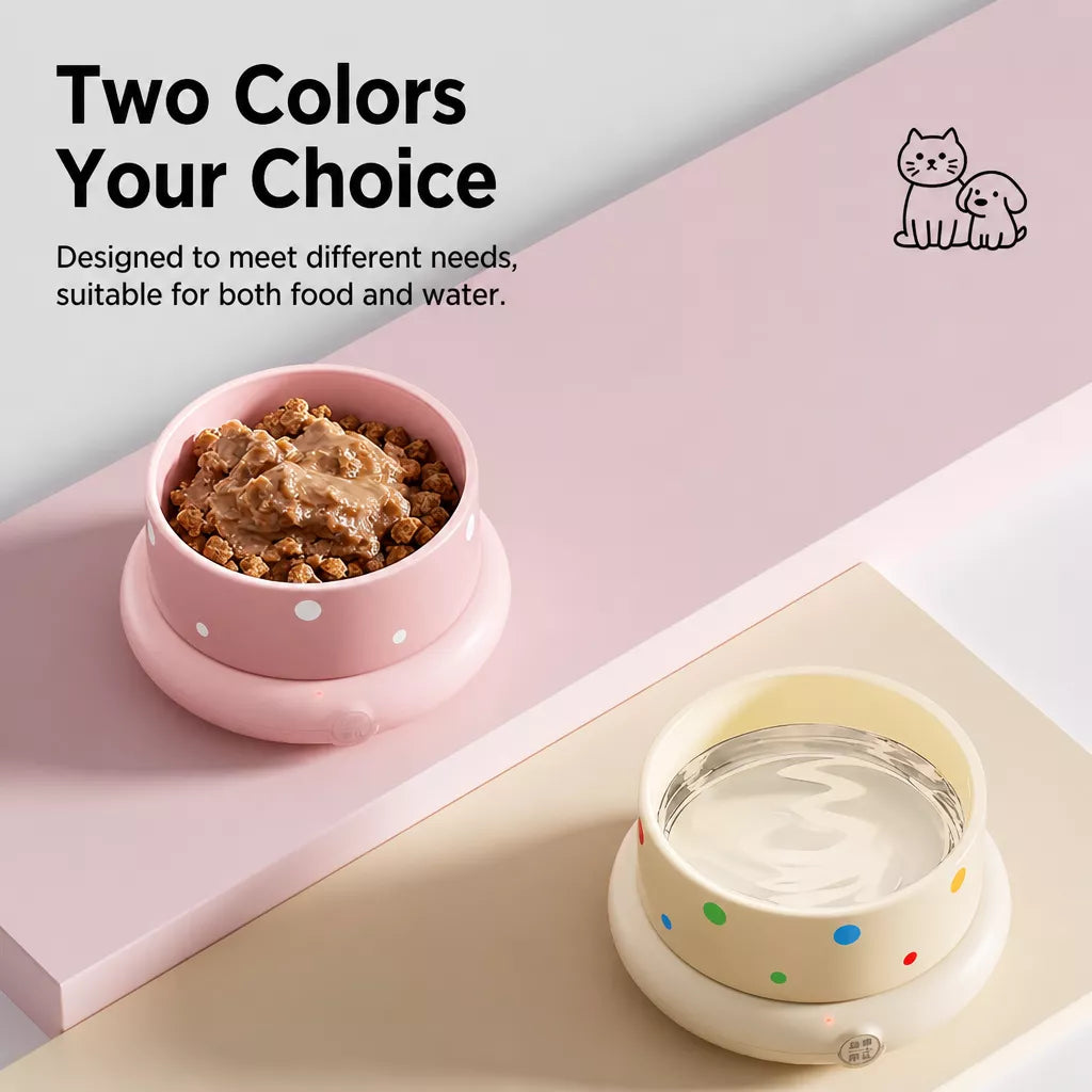 Ceramic Cat Water Bowl