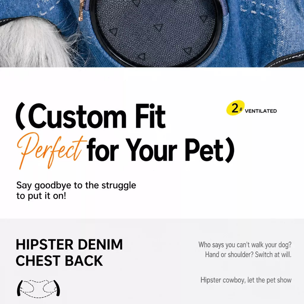 Pet Side-Carry Carrier for Dogs and Cats