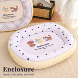 All-Season Washable Pet Bed for Small Dogs & Cats