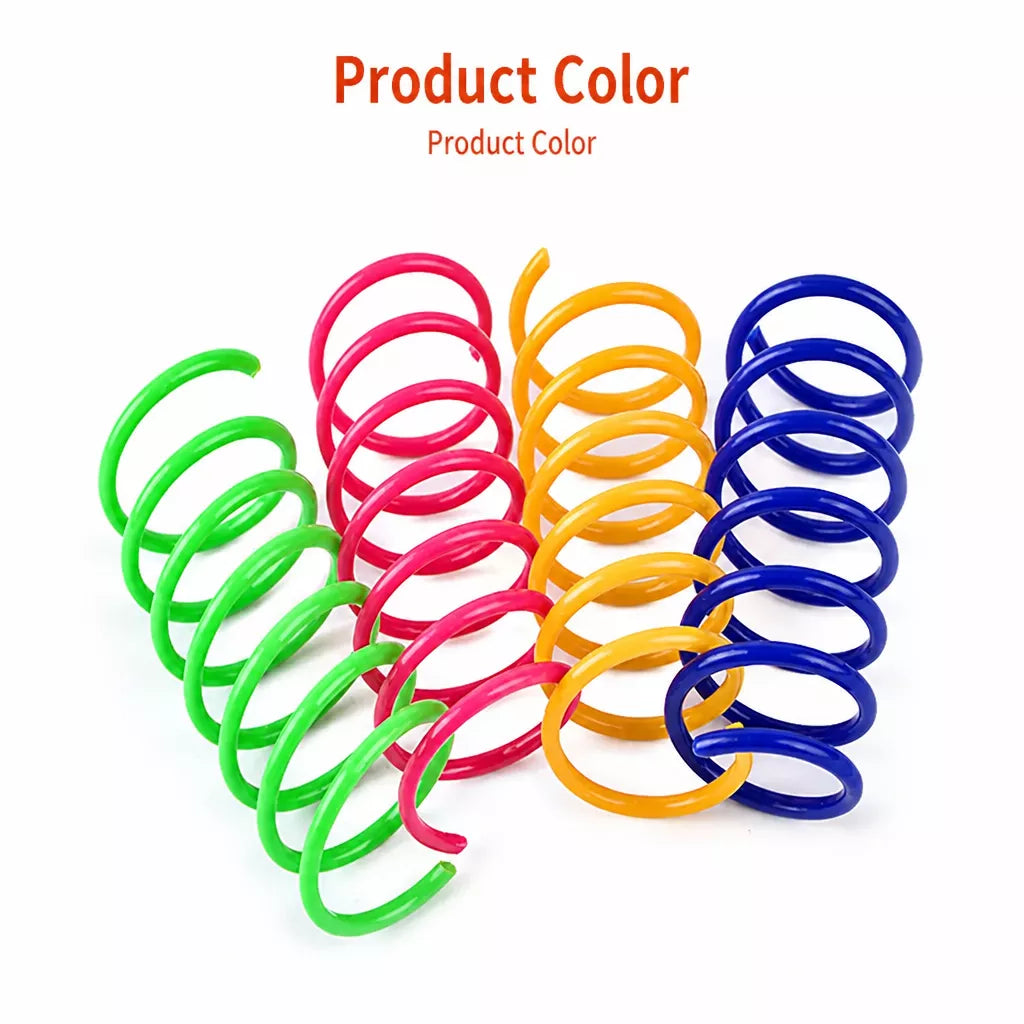 Plastic Spring Cat Toy