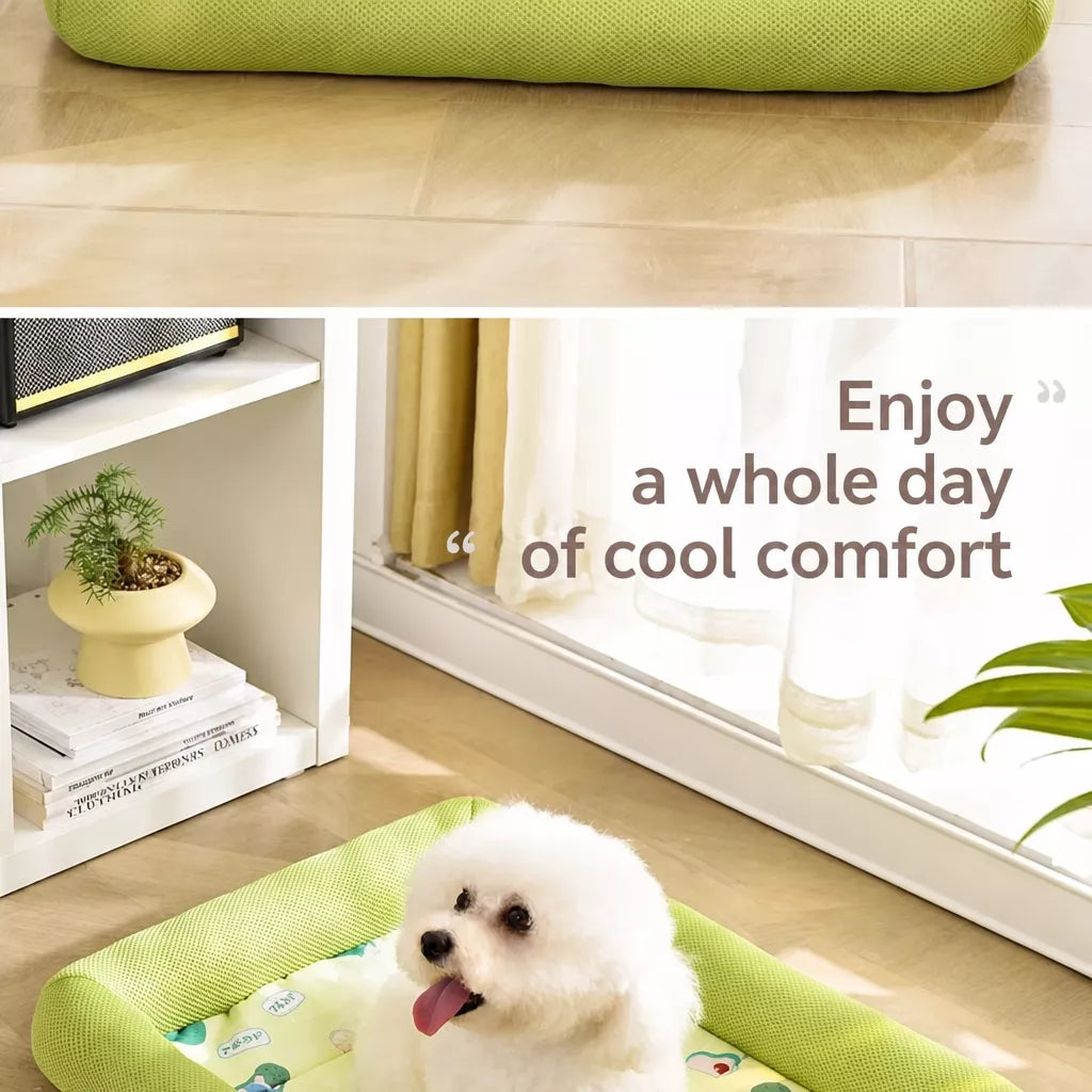 Cushioned Pet Bed Mat for Dogs and Cats