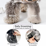 Pet Grooming Pin Brush for Long-Haired Cats and Dogs