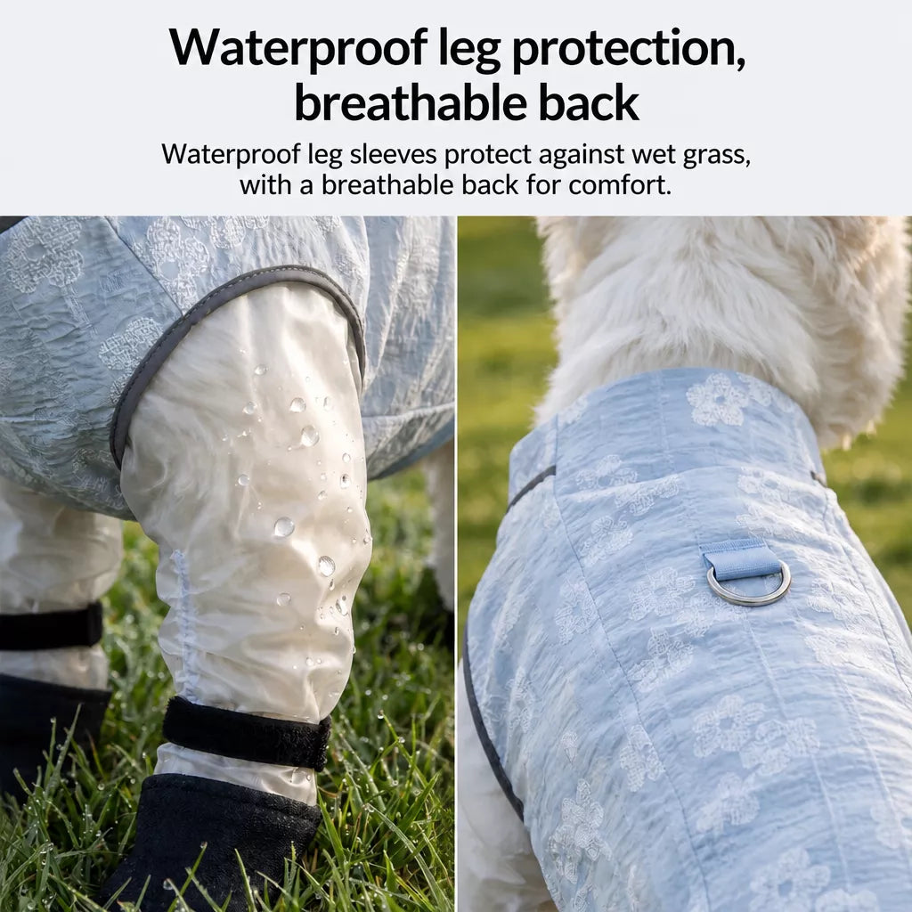 Lightweight Four-Leg Mesh Suit for Small Dogs